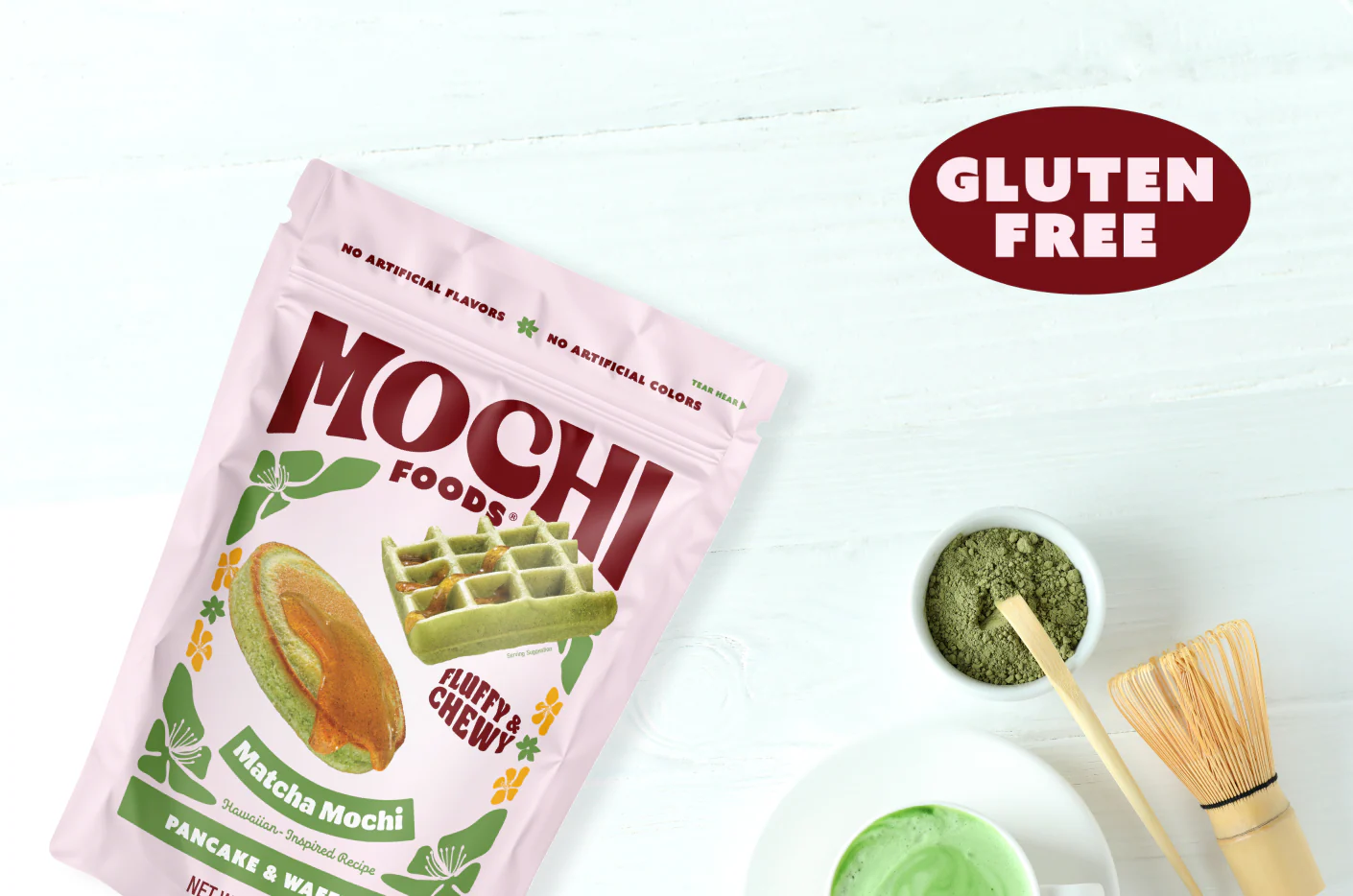 Matcha Mochi Pancake & Waffle Mix - Image 5